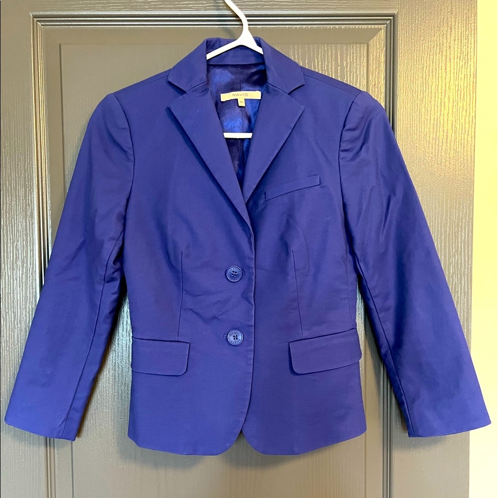 RW&CO Bluish Purple Blazer